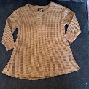 Little Bipsy Brown Waffle Dress w pockets